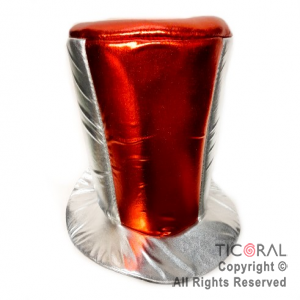 SOMBRERO GALERA METALIZADA EQUIPO RIVER PLATE x 1